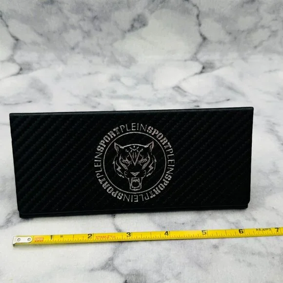 Philipp Plein Sport Sunglasses Case Set,Black Triangle Case,Black Drawstring Bag Philipp Plein SPP005M Sunglasses - Daniel Walters Eyewear main image 3